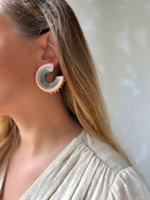 Load image into Gallery viewer, French Hoops Pink